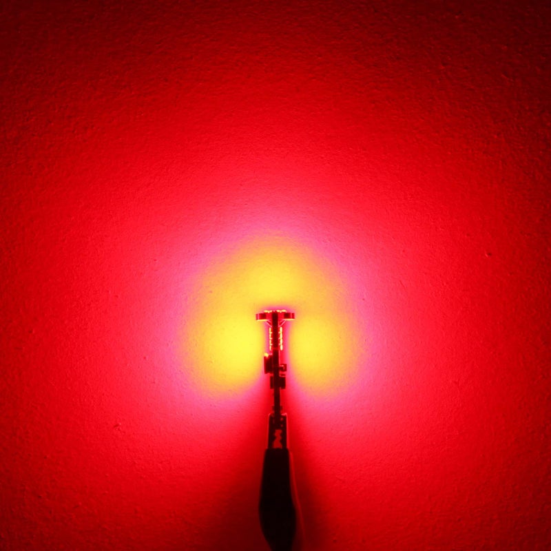 PHINLION 912 921 Red LED Bulbs, Super Bright T15 904 906 922 W16W LED 3rd Brake Light Replacement for Map Dome Center High Mount Stop Tail Lights, Canbus Error Free, Pack of 2 - Image 5